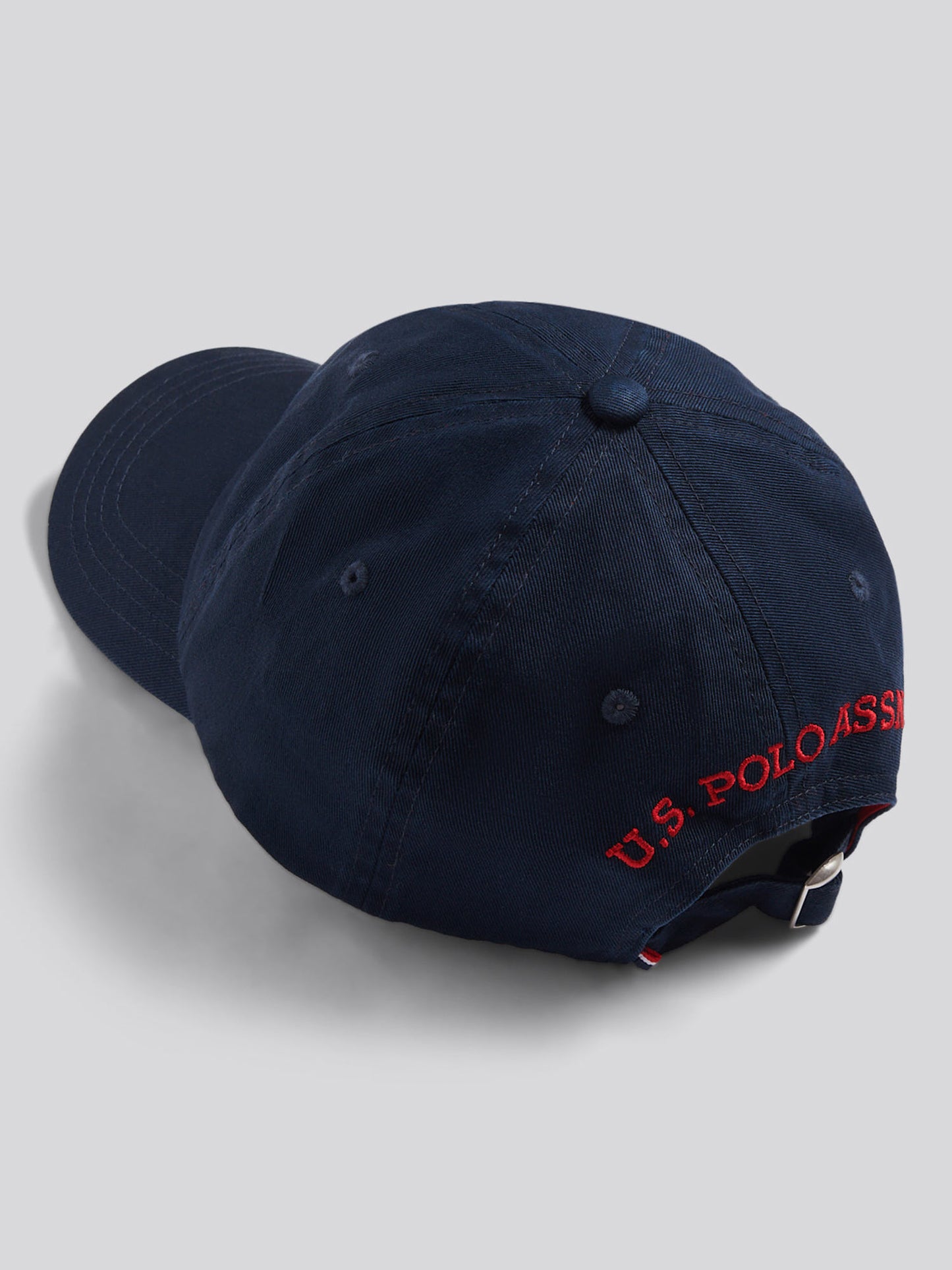 Boys Washed Outline Logo Cap Dark Sapphire Navy / Haute Red DHM