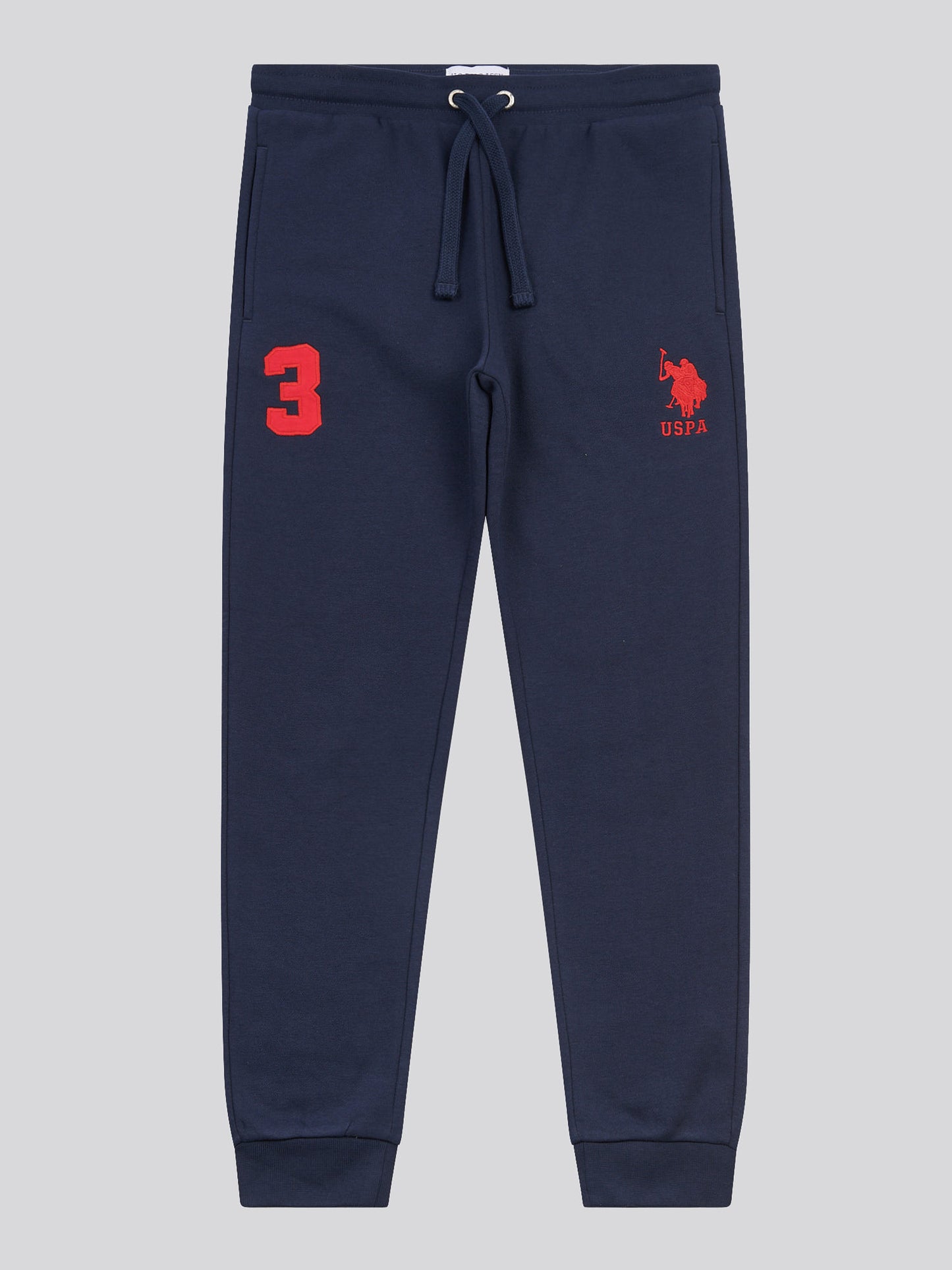 Boys Player 3 Jogger in Dark Sapphire Navy / Haute Red DHM