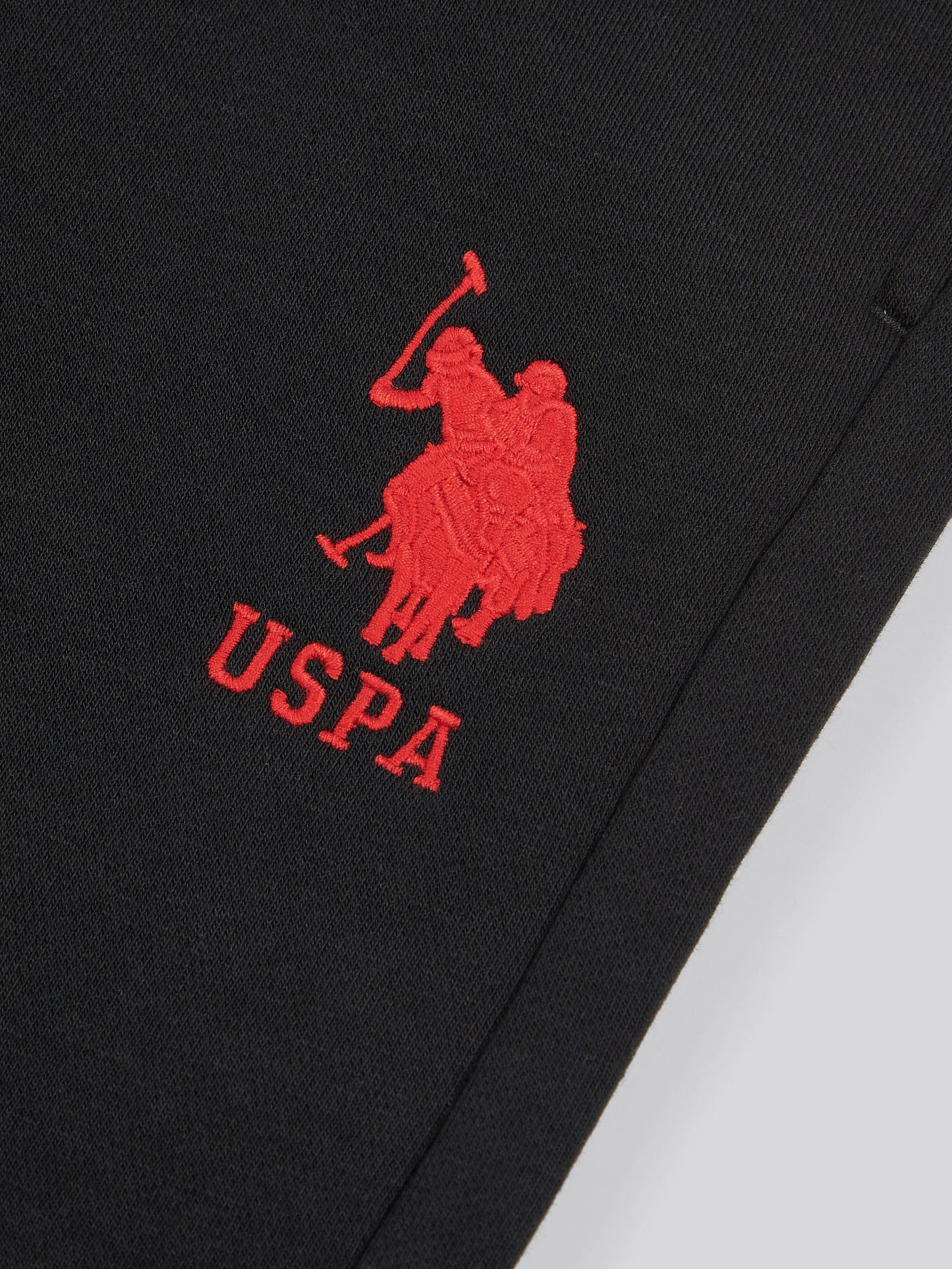 Boys Player 3 Jogger in Black / Haute Red DHM