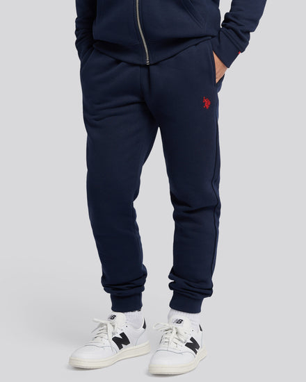 Boys Double Horsemen Jogger in Dark Sapphire Navy / Haute Red DHM