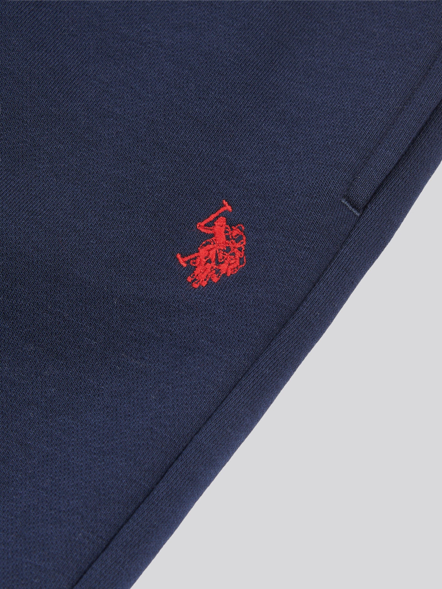 Boys Double Horsemen Jogger in Dark Sapphire Navy / Haute Red DHM