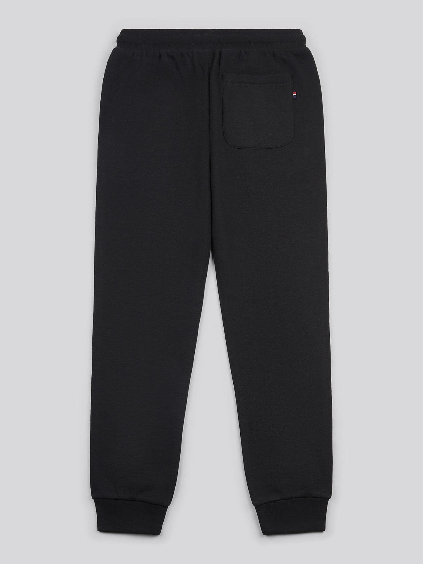Boys Double Horsemen Jogger in Black Bright White DHM
