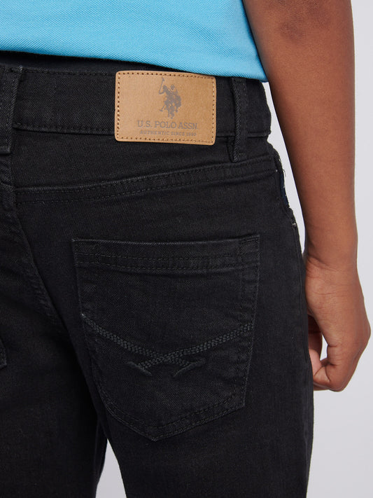 Boys Classic Fit Jean in Black Wash