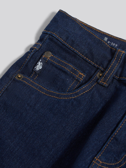 Boys Classic Fit Jean in Rinse Wash