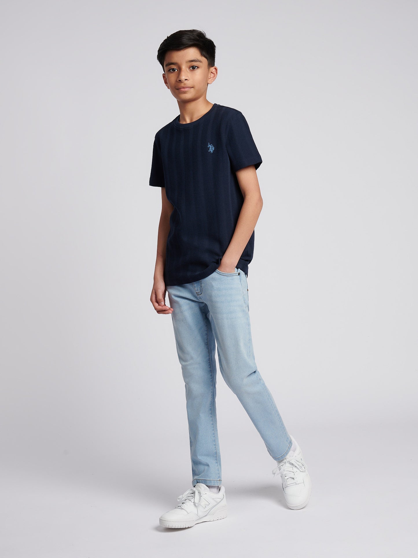 Boys Classic Fit Jean in Mid Wash
