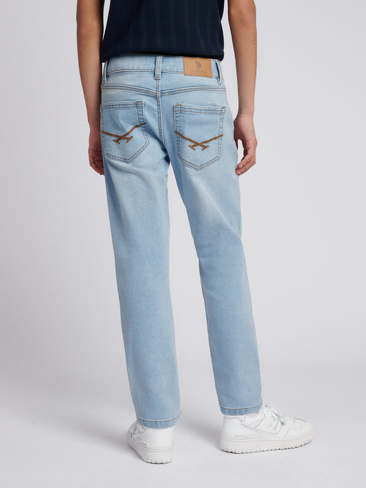 Boys Classic Fit Jean in Mid Wash