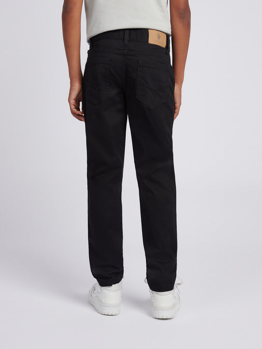 Boys Bedford Cord 5 Pocket Trouser in Dark Sapphire Navy