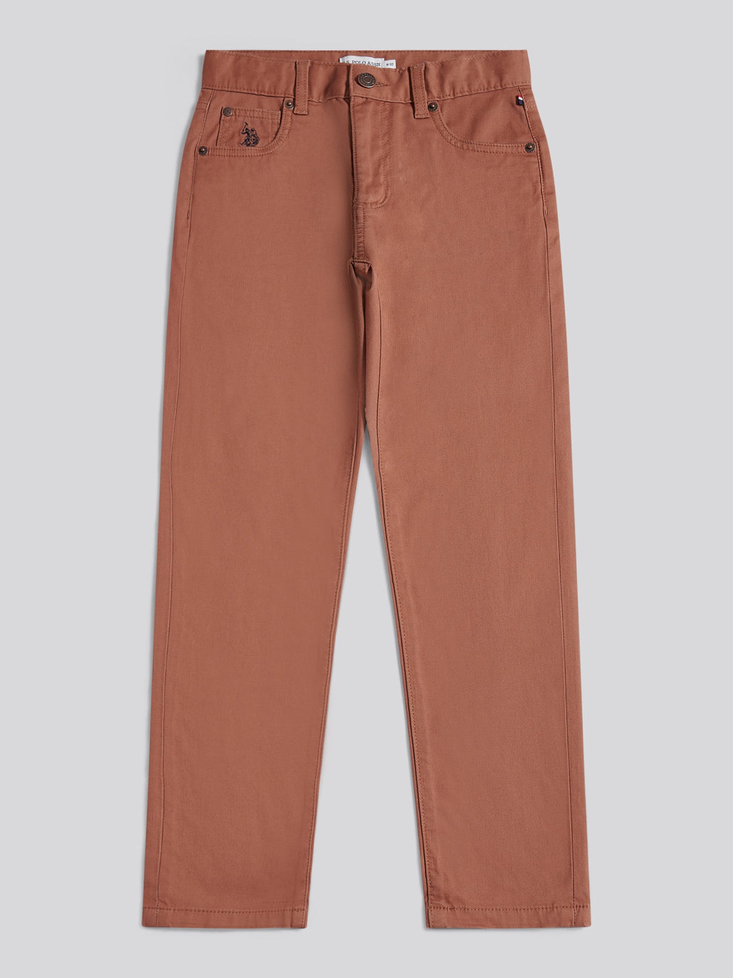 Boys Bedford Cord 5 Pocket Trouser in Rawhide