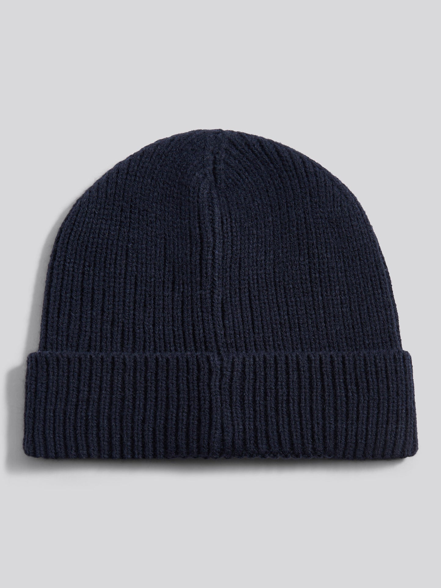 Boys Signature Double Horsemen Knit Beanie in Dark Sapphire Navy