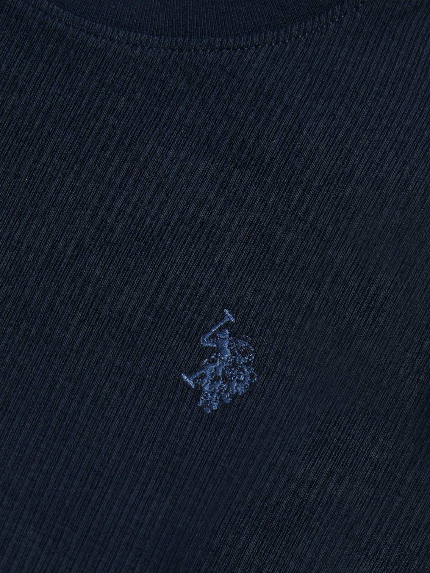 Boys Vertical Texture T-Shirt in Dark Sapphire Navy / Moonlight Blue DHM