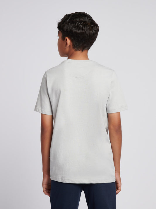 Boys Double Horsemen Graphic T-Shirt in High Rise