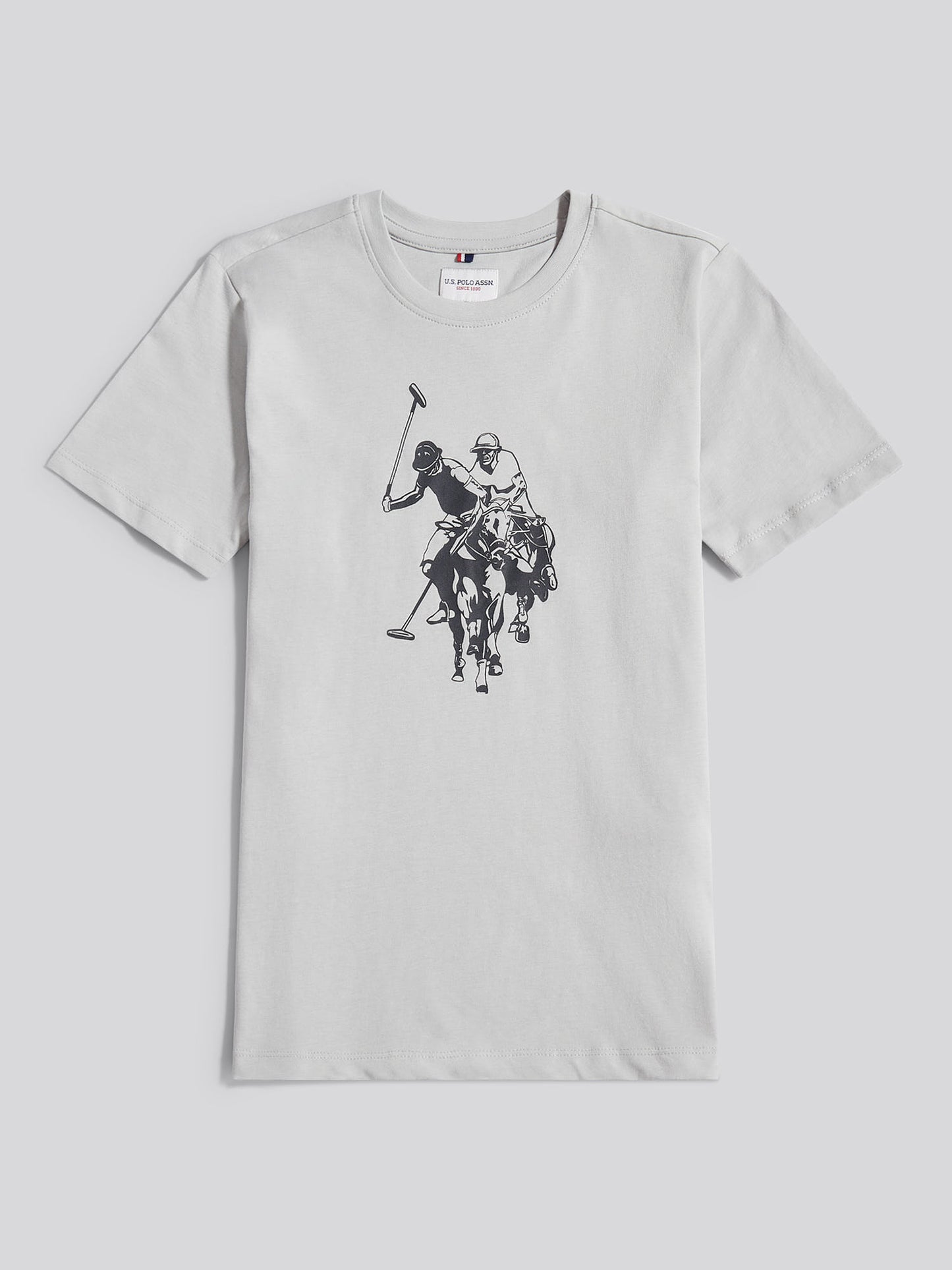 Boys Double Horsemen Graphic T-Shirt in High Rise