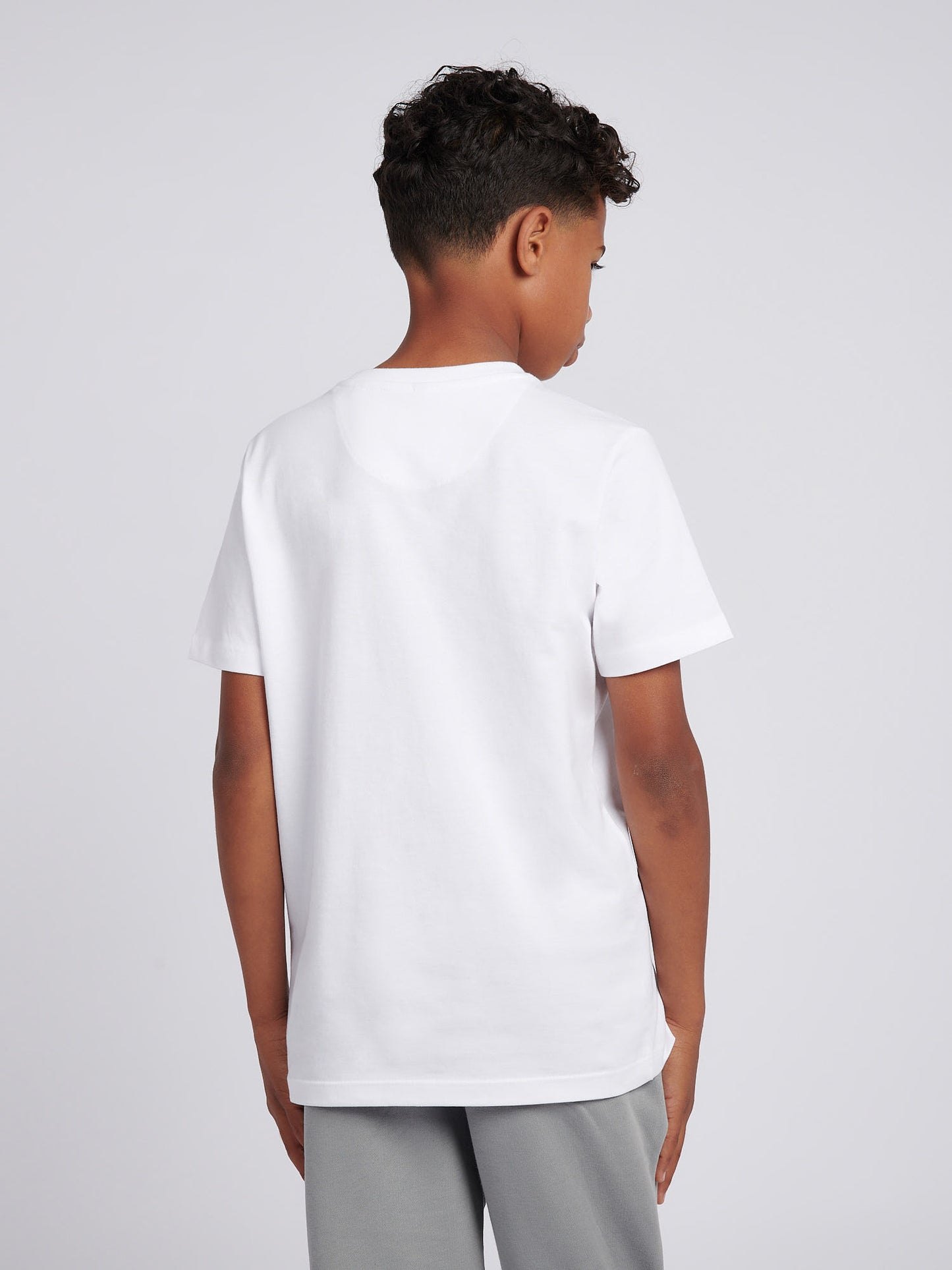 Boys USPA Print Graphic T-Shirt in Bright White