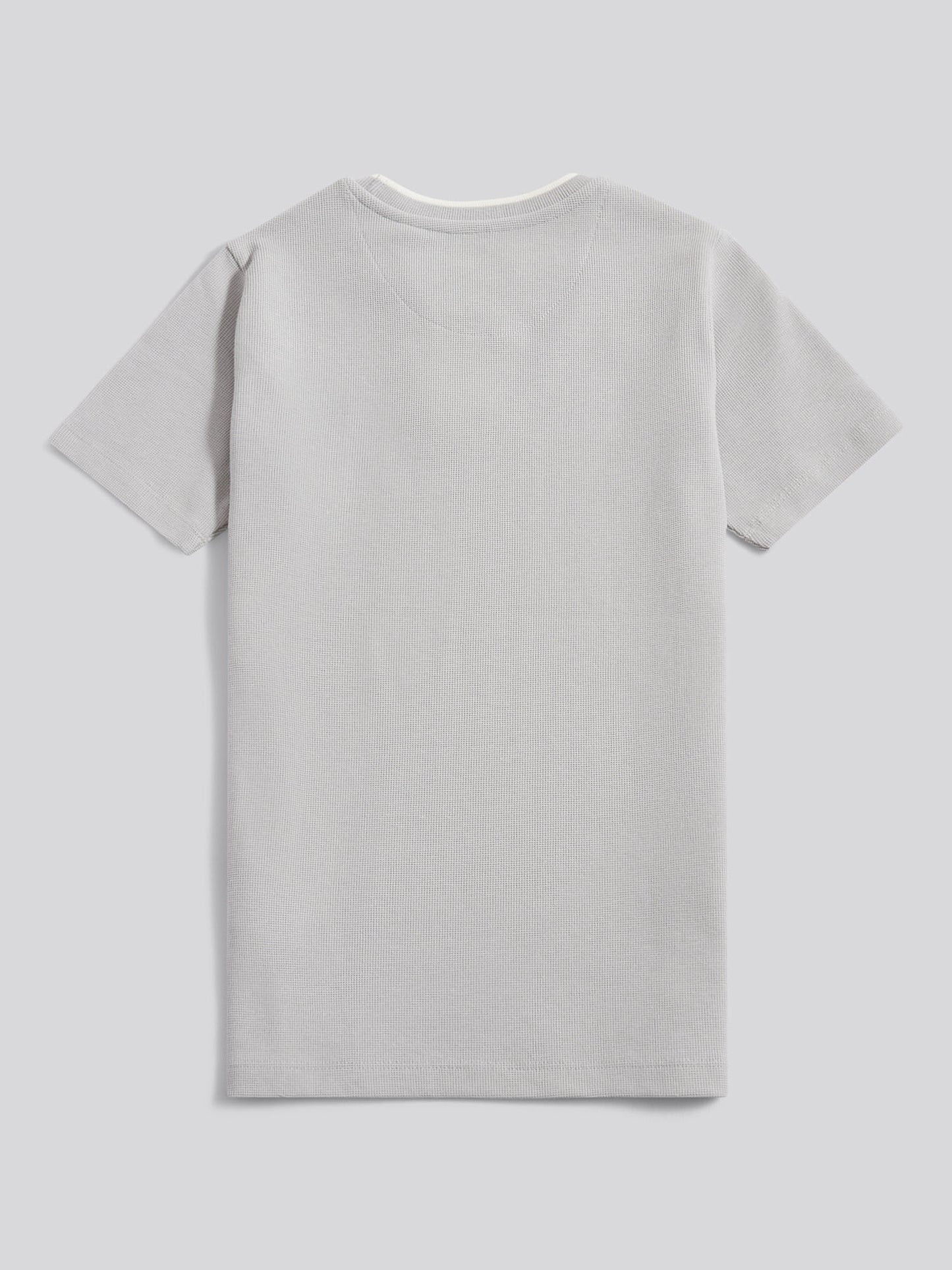 Boys Knit Texture T-Shirt in High Rise