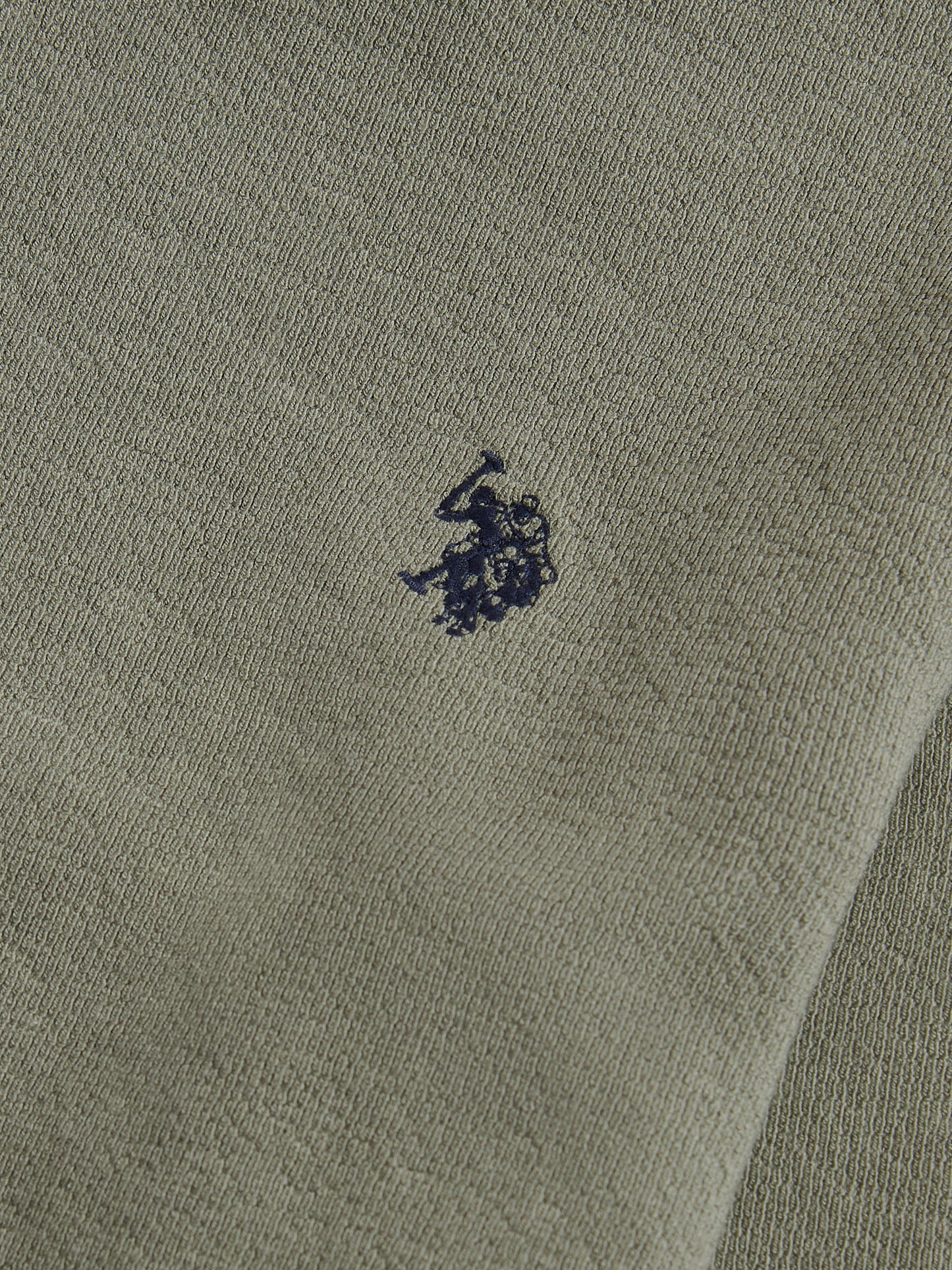 Boys Flat Pile Long Sleeve T-Shirt in Mulled Basil