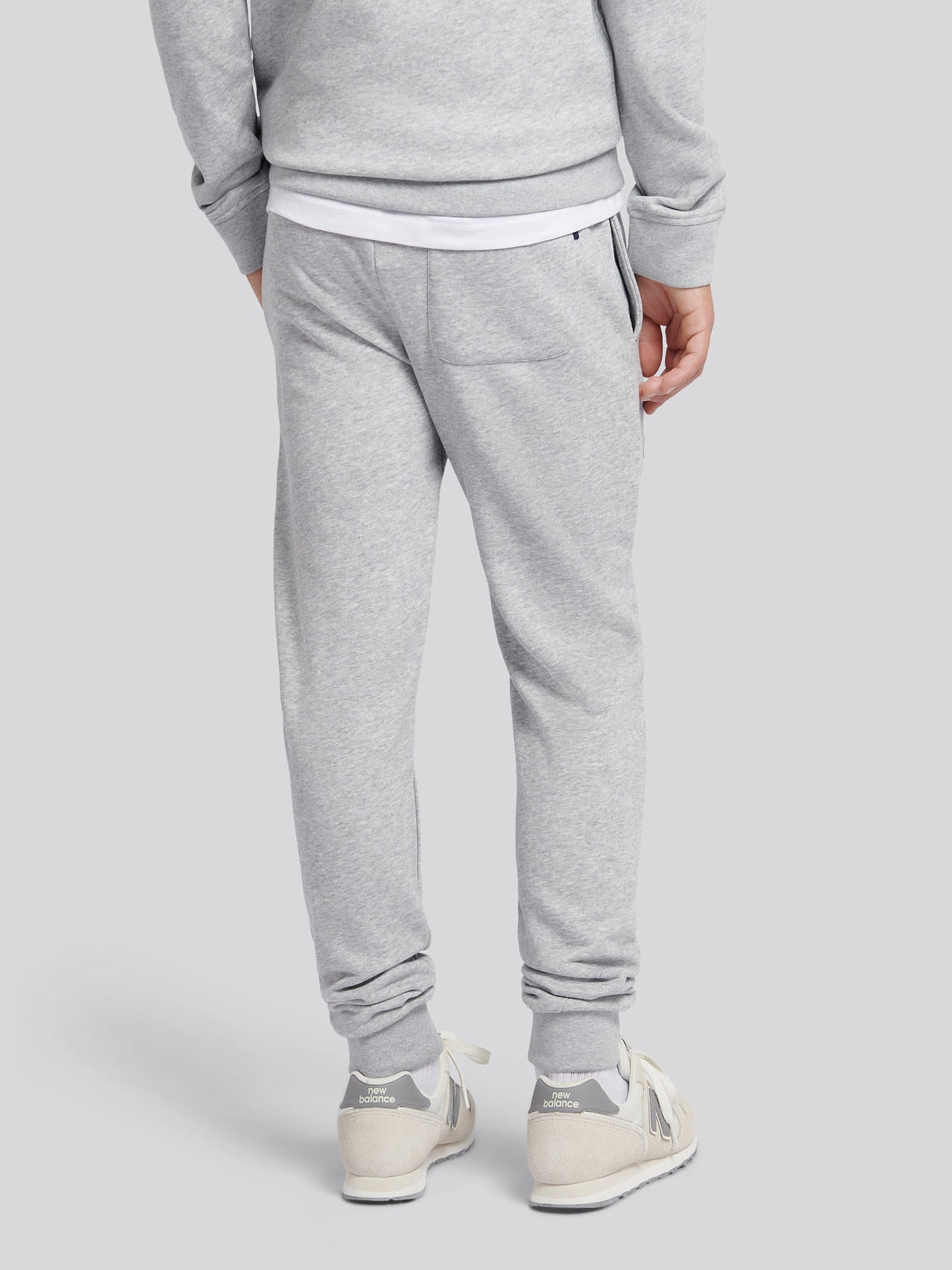 Boys Player 3 Loopback Jogger in Mid Grey Marl