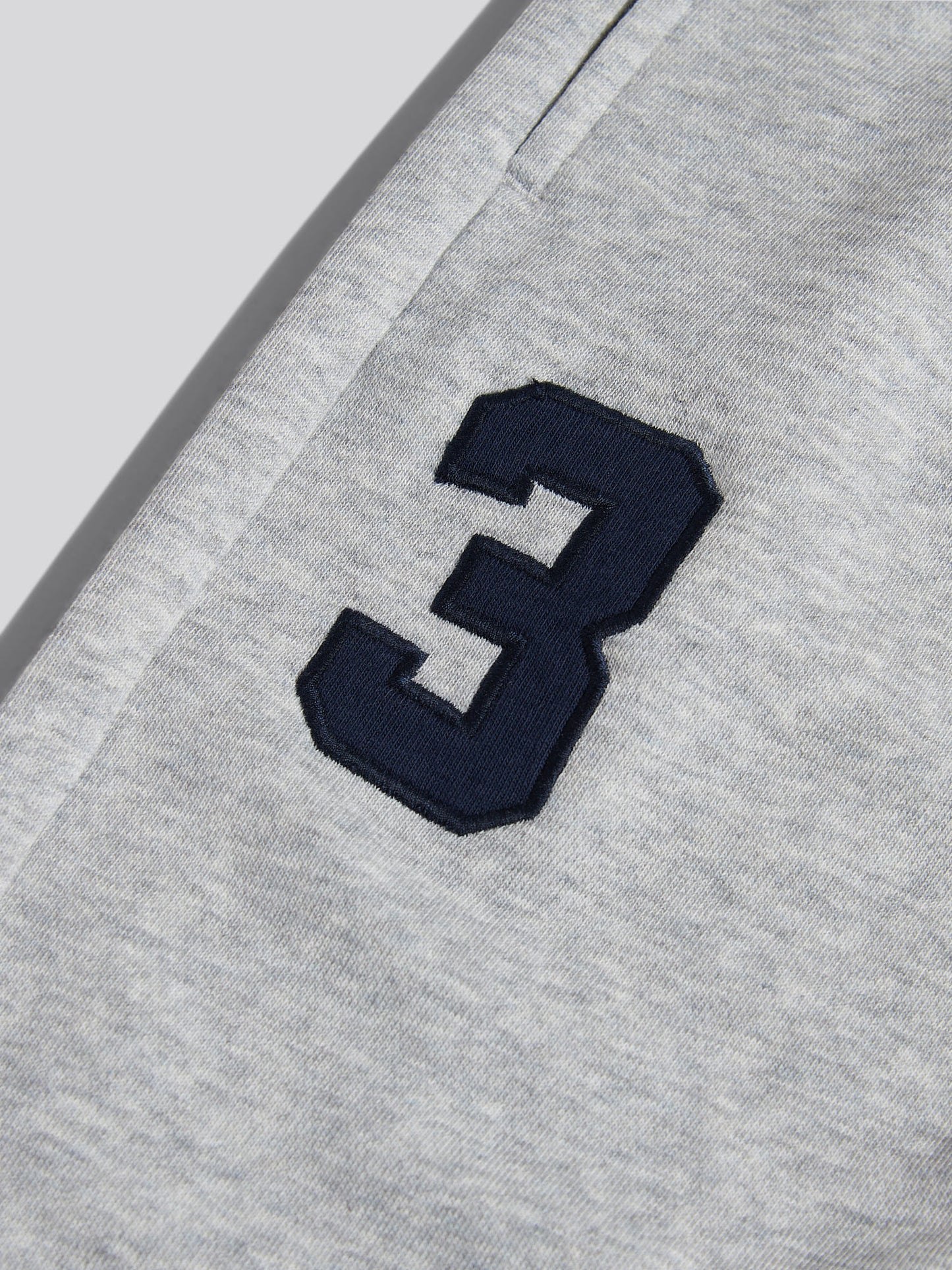 Boys Player 3 Loopback Jogger in Mid Grey Marl