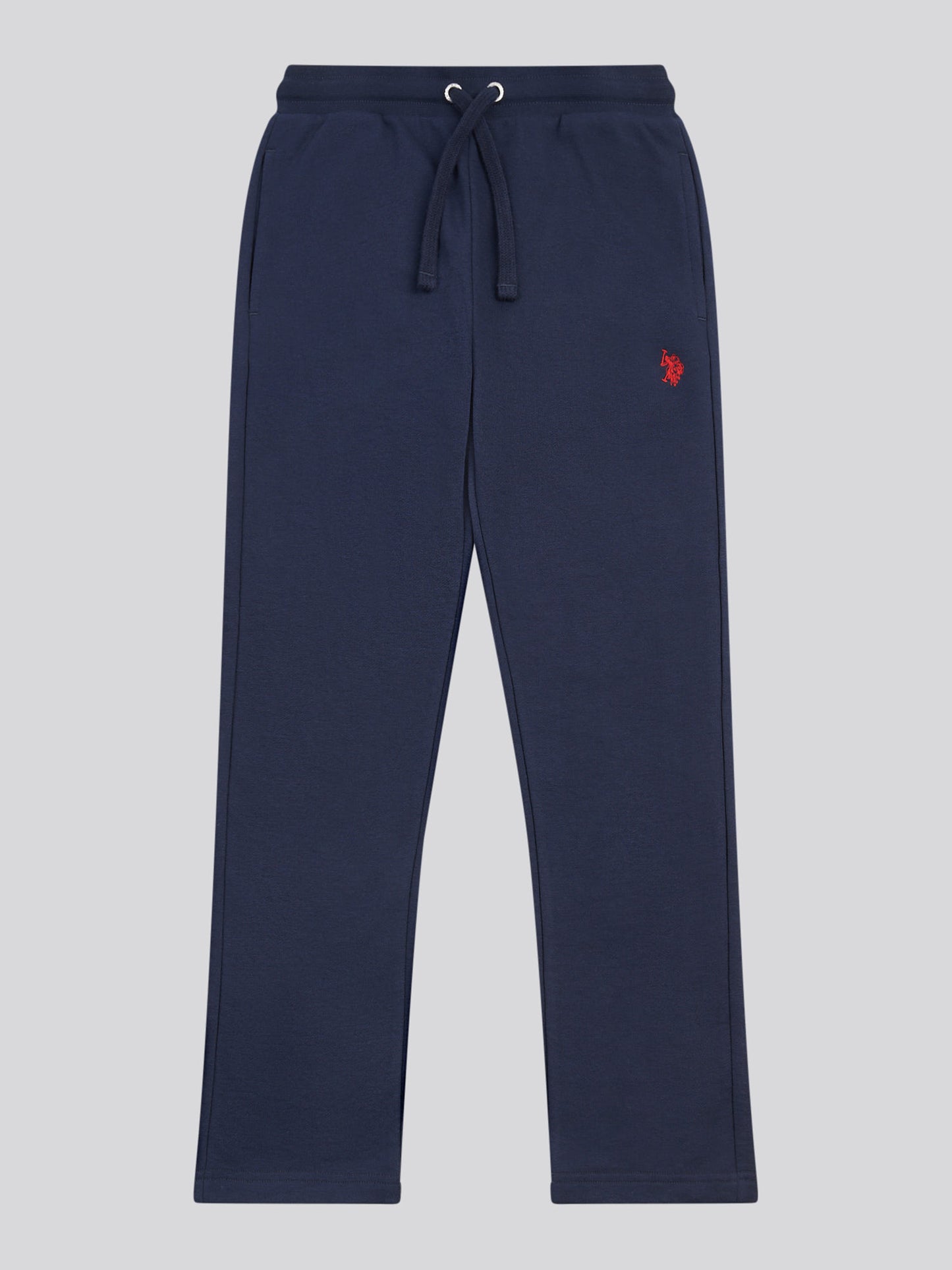 Boys Double Horsemen Straight Leg Jogger in Dark Sapphire Navy / Haute Red DHM