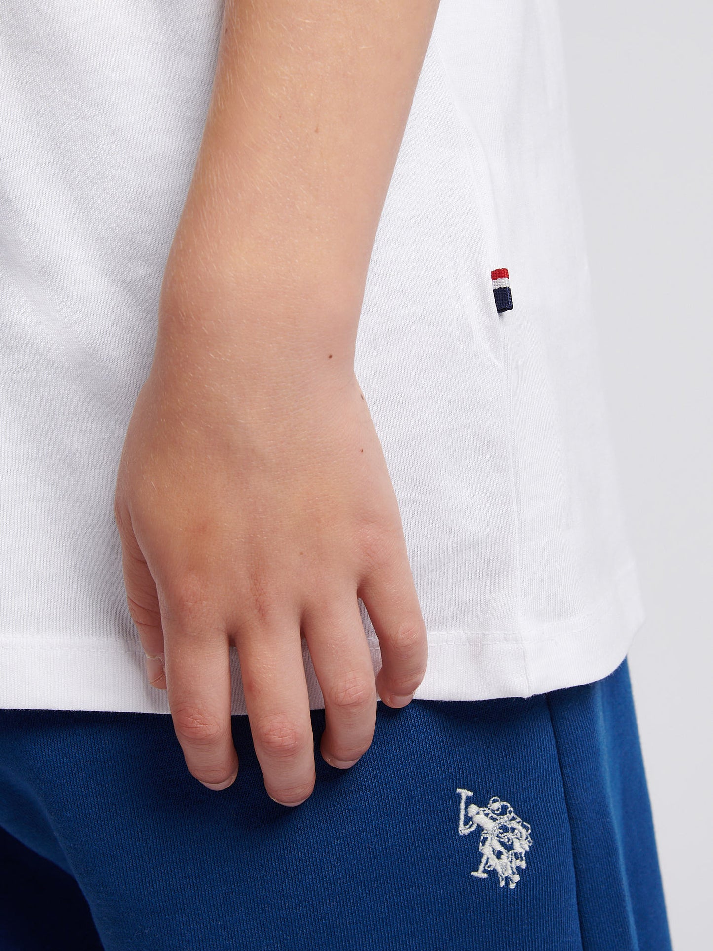 Boys Heritage Graphic Print T-Shirt in Bright White