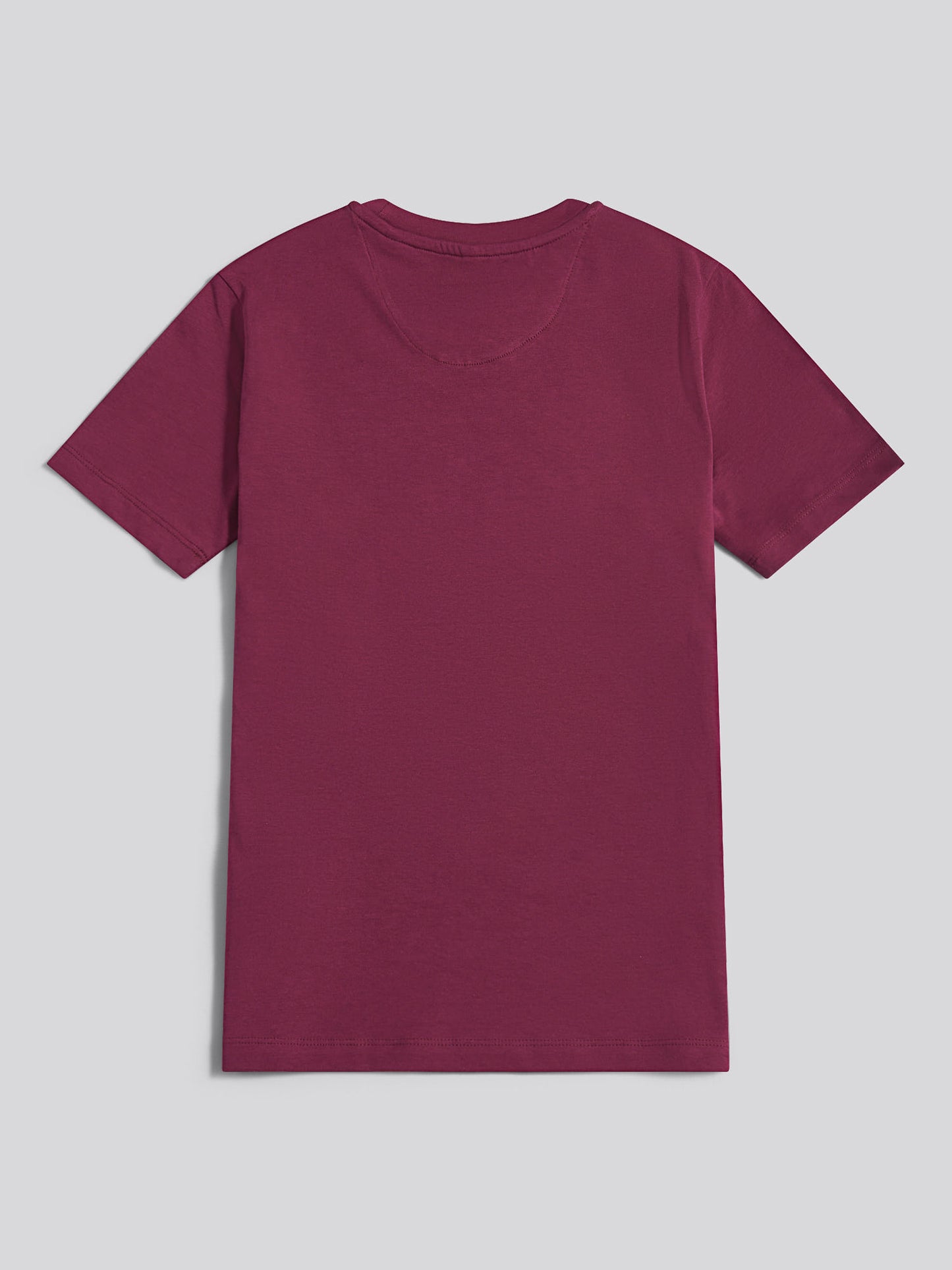 Boys Heritage Graphic Print T-Shirt in Grape Wine
