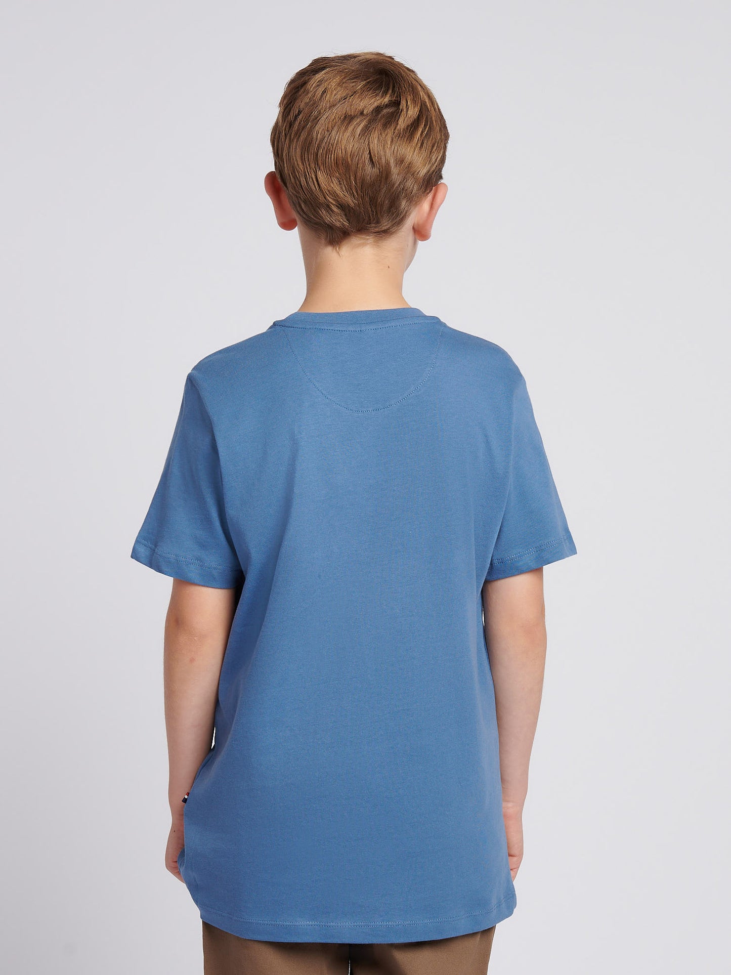 Boys Heritage Graphic Print T-Shirt in Blue Horizon