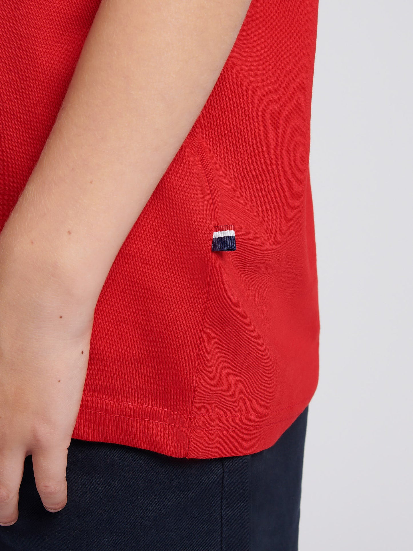 Boys USPA Back Graphic T-Shirt in Haute Red