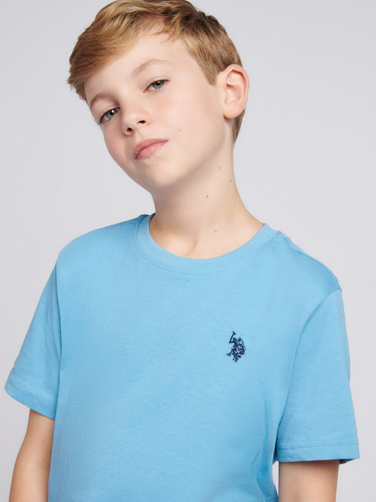 Boys USPA Back Graphic T-Shirt in Heritage Blue