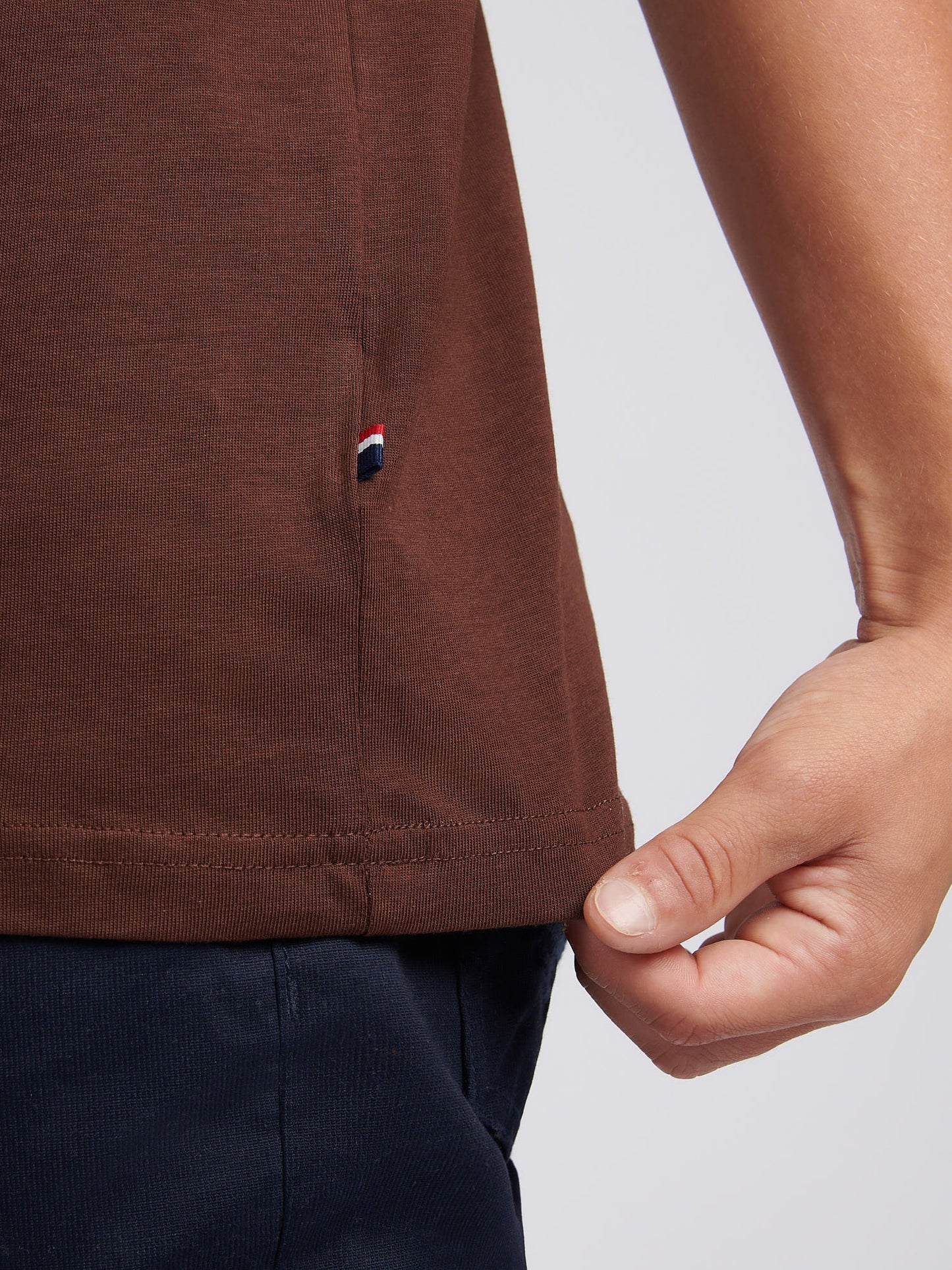 Boys USPA Back Graphic T-Shirt in Chocolate Martini