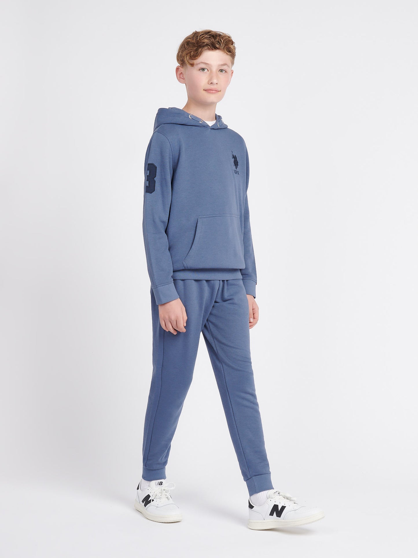 Boys Player 3 Hoodie in Vintage Indigo