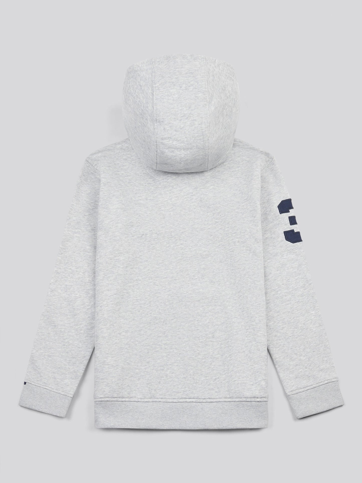 Boys Player 3 Hoodie in Mid Grey Marl