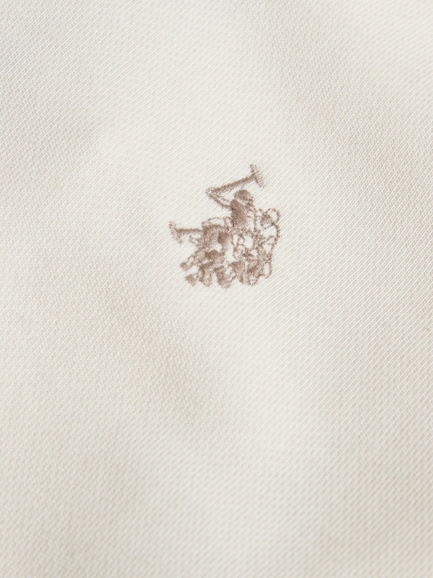 Boys Double Horsemen Hoodie in Whisper White