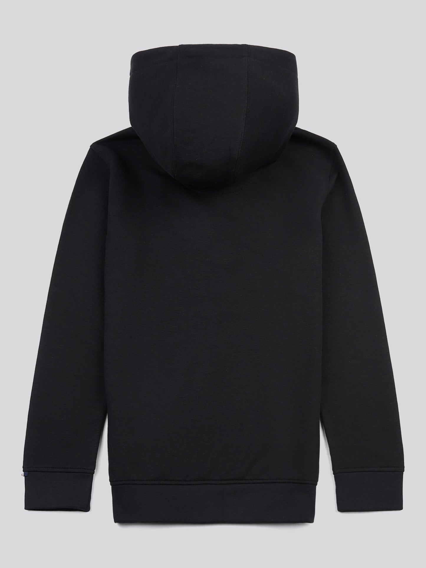 Boys Double Horsemen Hoodie in Black Bright White DHM