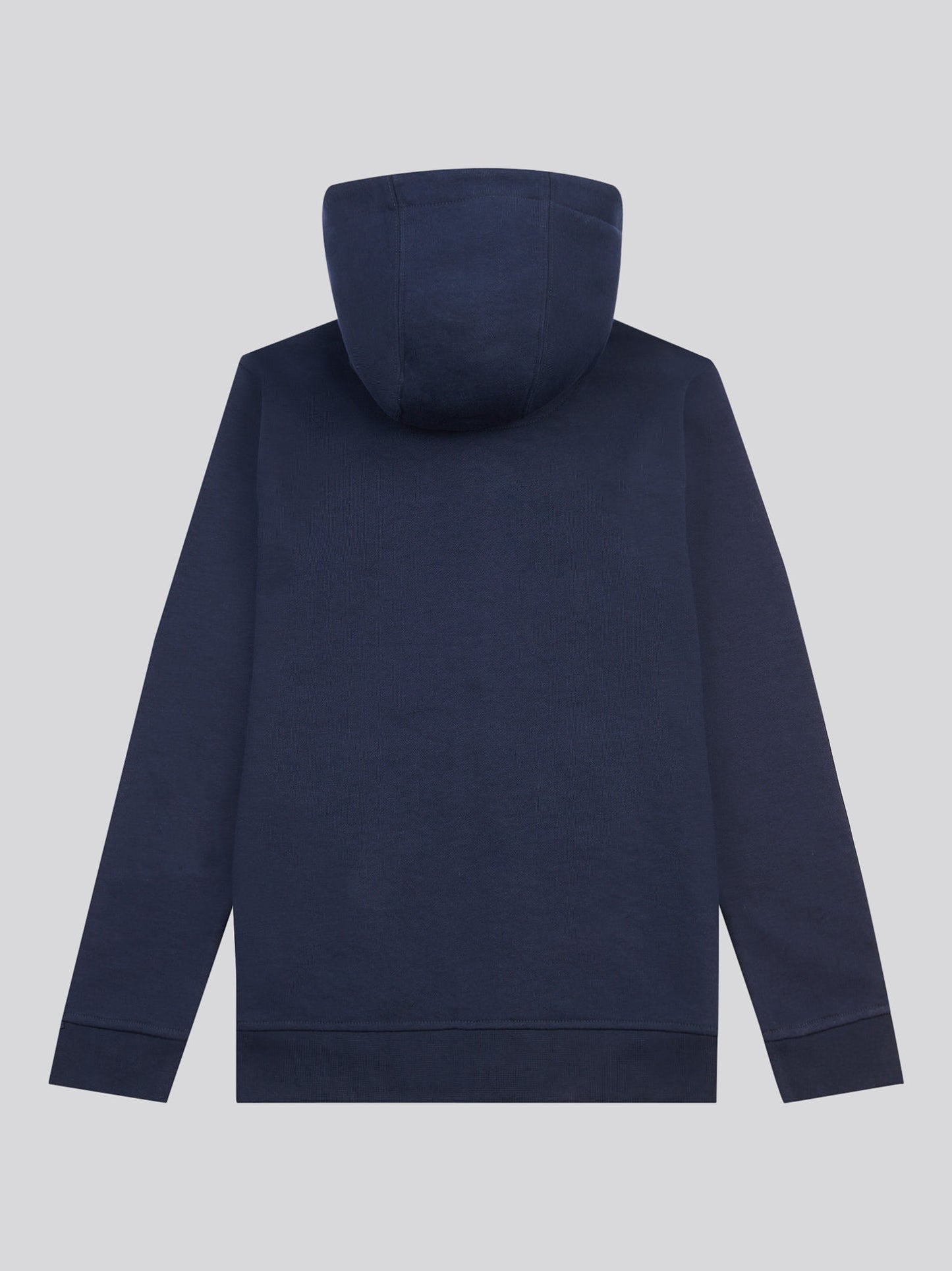 Boys Double Horsemen Zip Hoodie Dark Sapphire Navy / Haute Red DHM