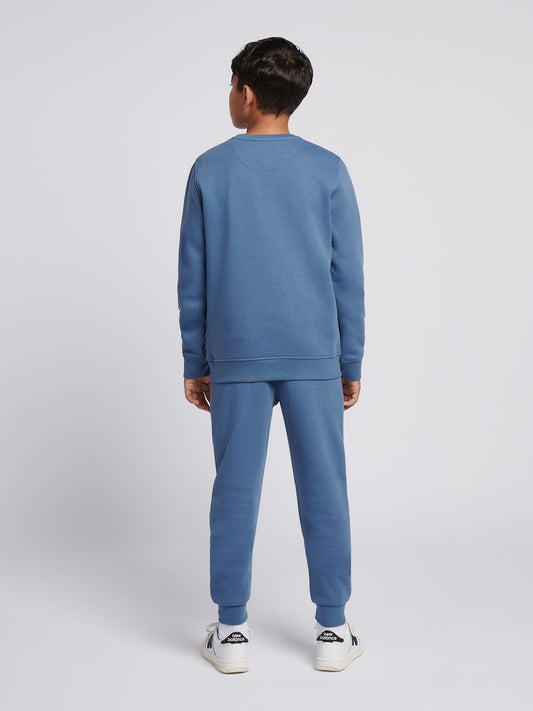 Boys Graphic Crew & Jogger Set in Blue Horizon