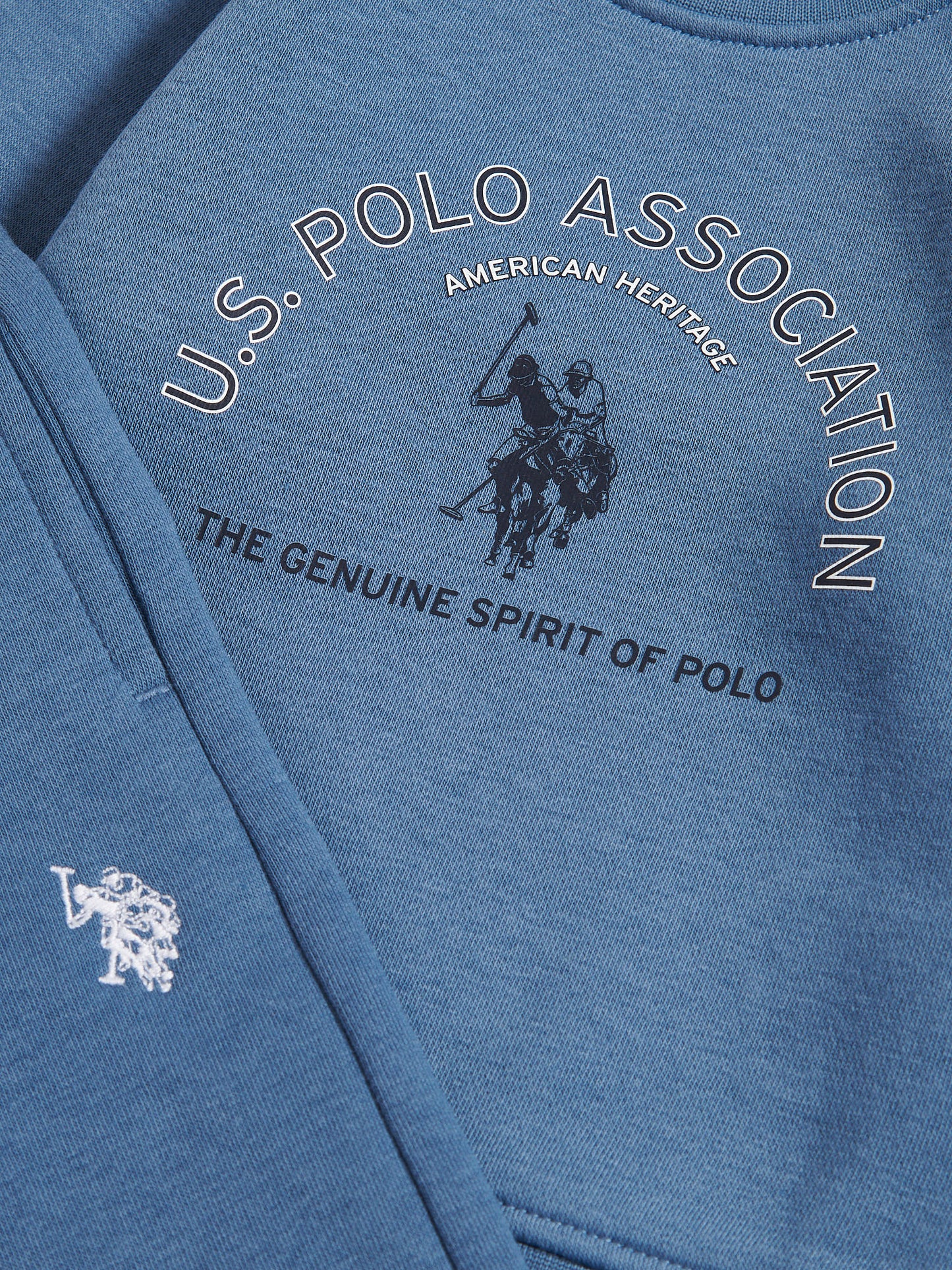 Boys Graphic Crew & Jogger Set in Blue Horizon