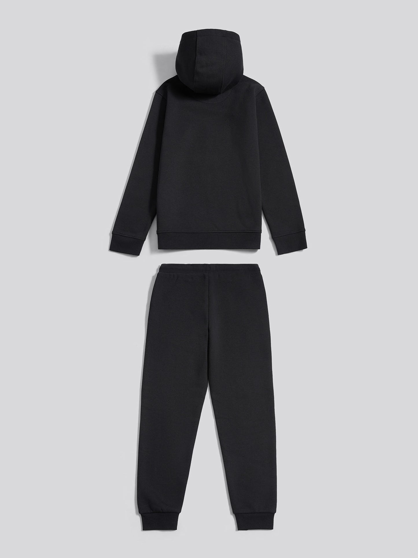 Boys Circle Graphic Hoodie & Jogger Set in Black