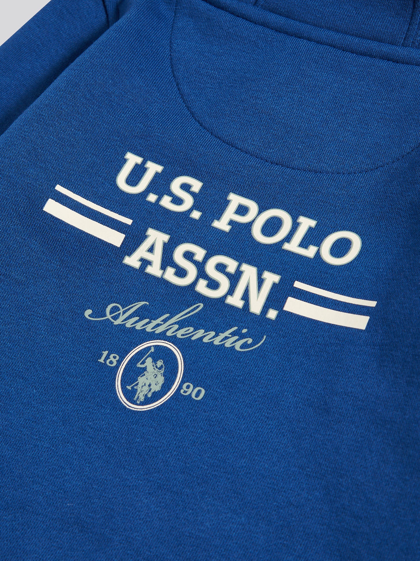 Boys Script Graphic Hoodie & Jogger Set in Navy Peony