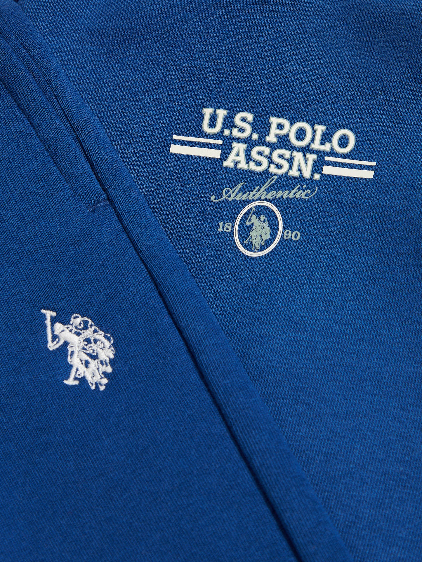 Boys Script Graphic Hoodie & Jogger Set in Navy Peony