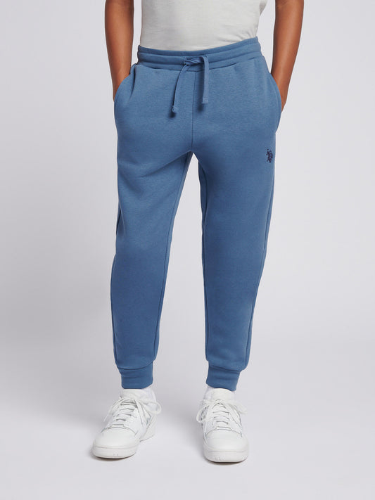 Boys Graphic Zip Hoodie & Jogger Set in Blue Horizon