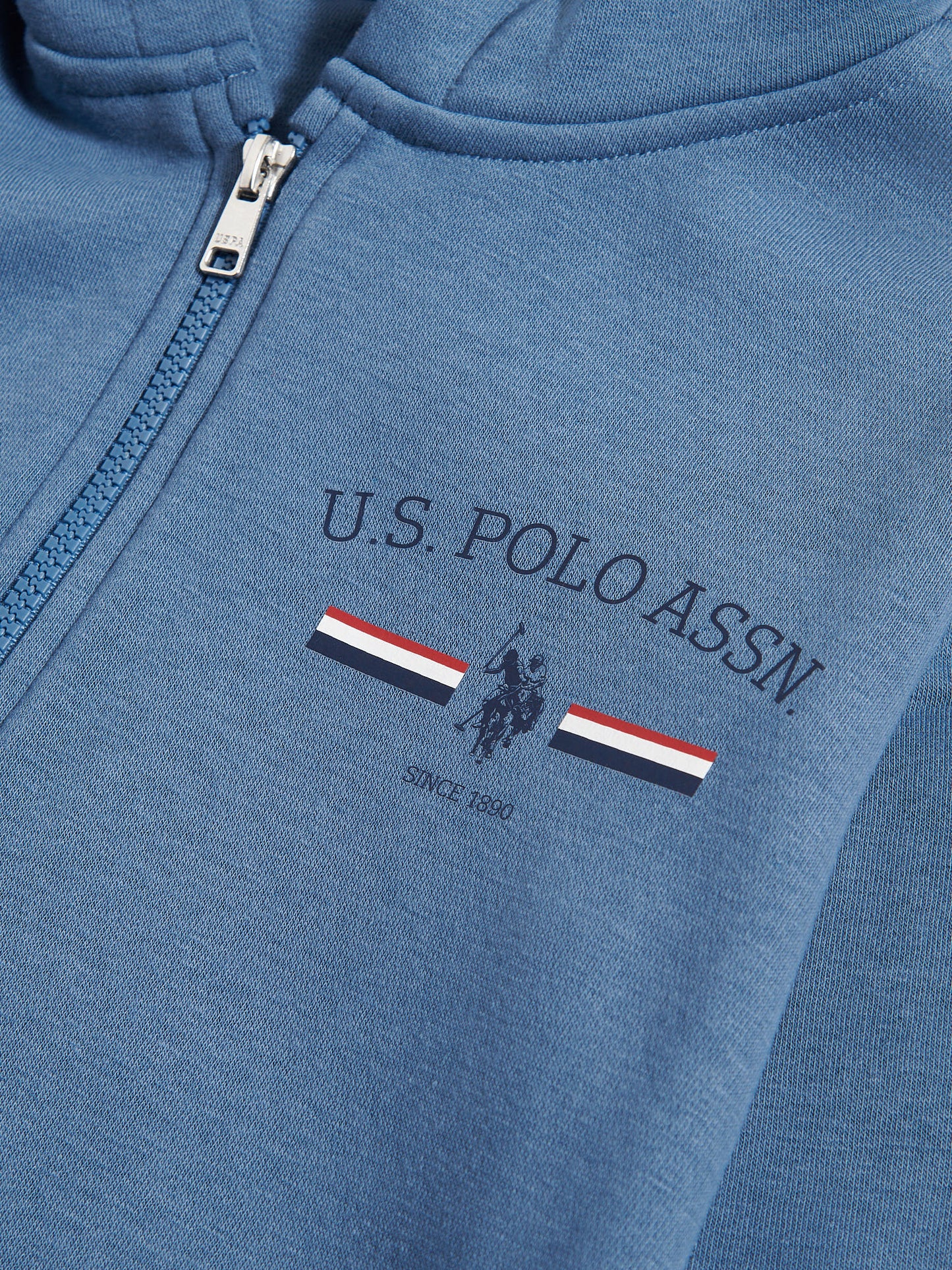 Boys Graphic Zip Hoodie & Jogger Set in Blue Horizon