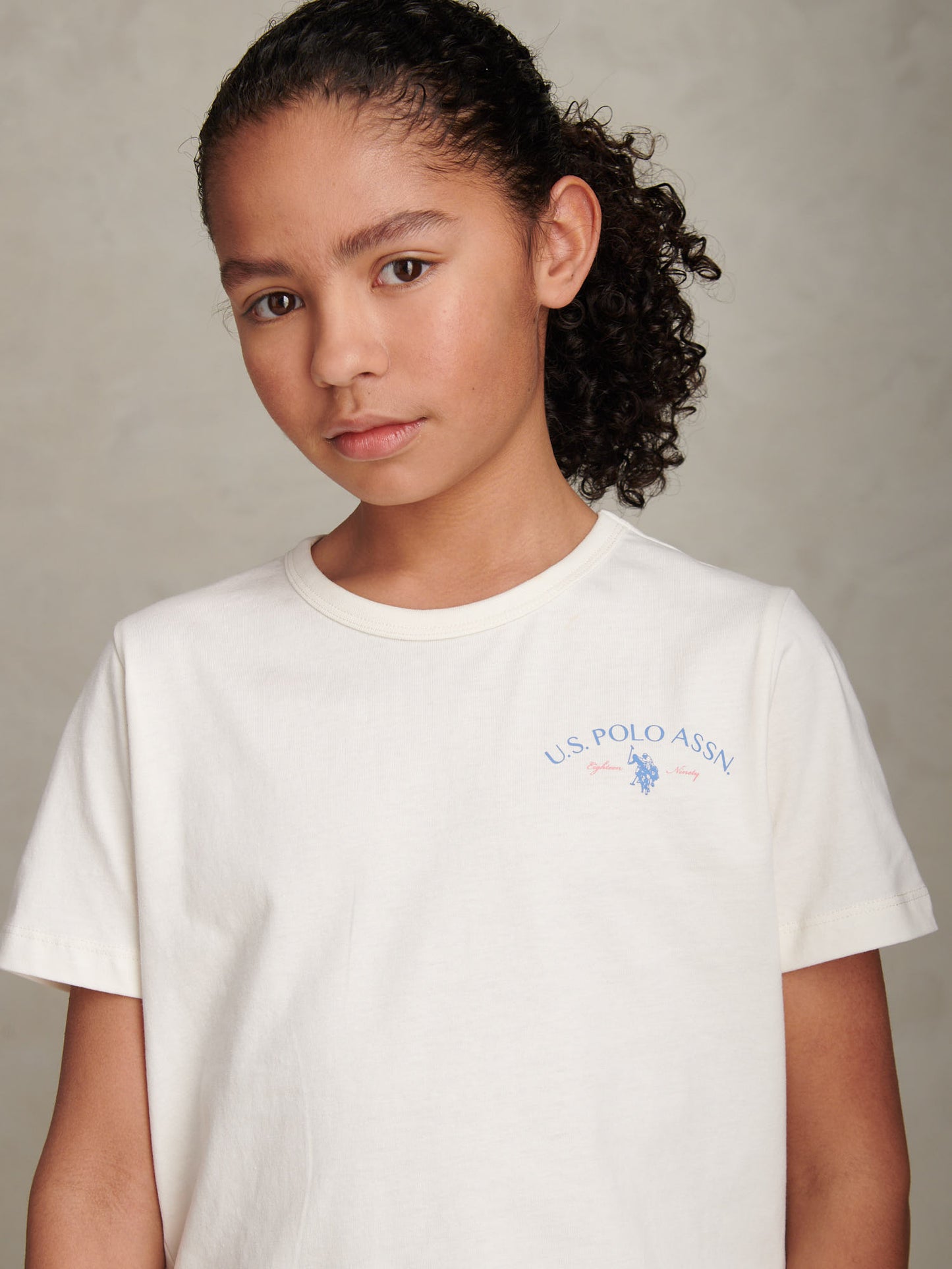 Boys Spirit Of Sport Back Graphic T-Shirt Whisper White