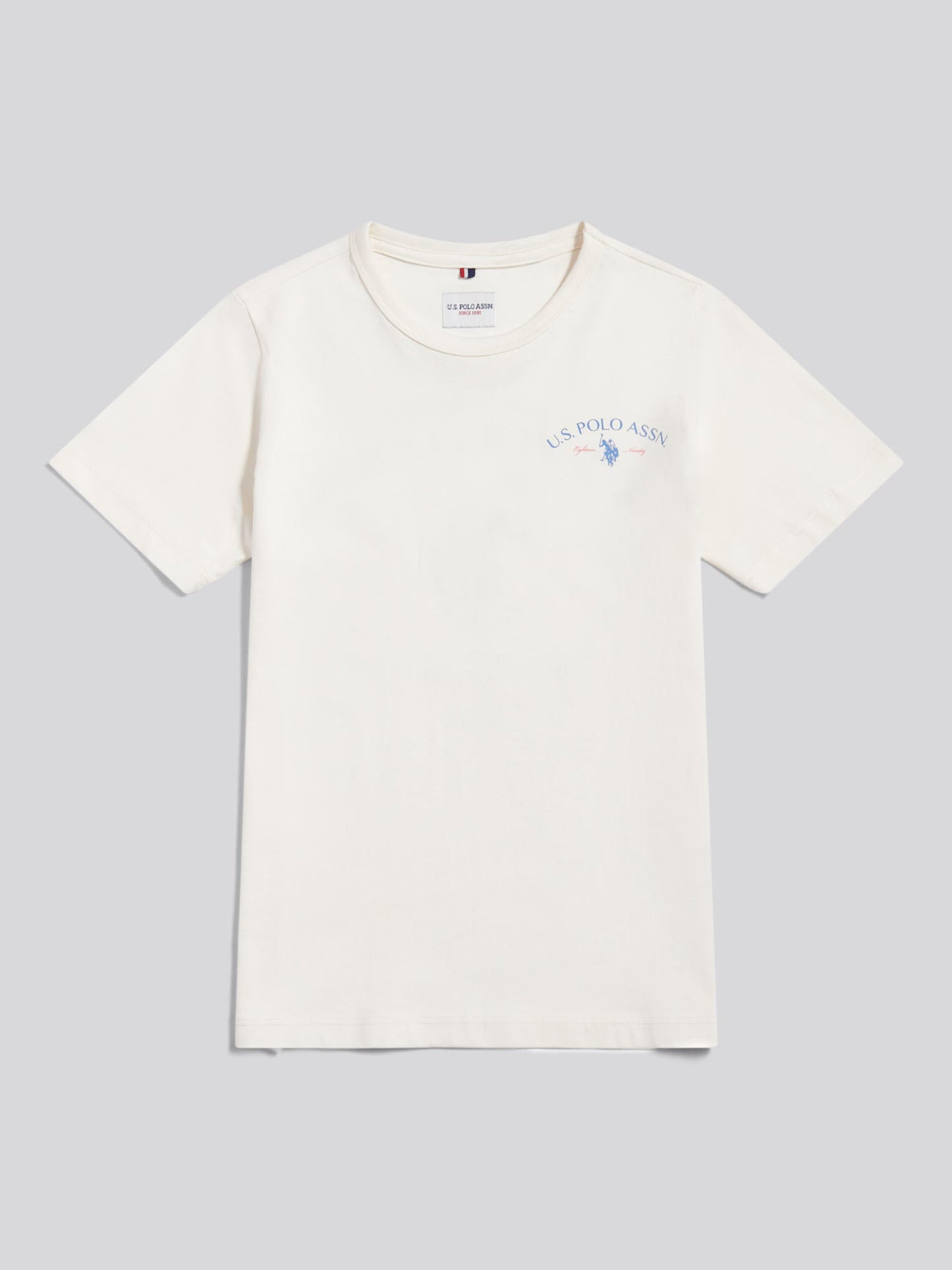Boys Spirit Of Sport Back Graphic T-Shirt Whisper White