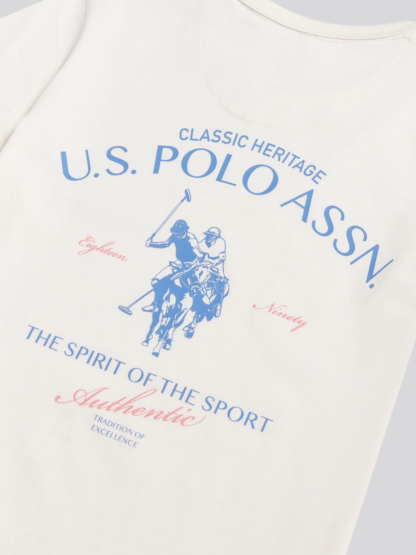 Boys Spirit Of Sport Back Graphic T-Shirt Whisper White