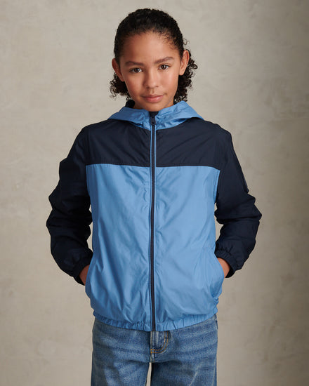 Boys Contrast Panelled Windbreaker Jacket Riviera