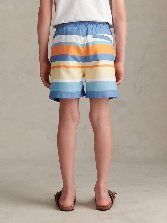 Boys Striped Swim Shorts Riviera