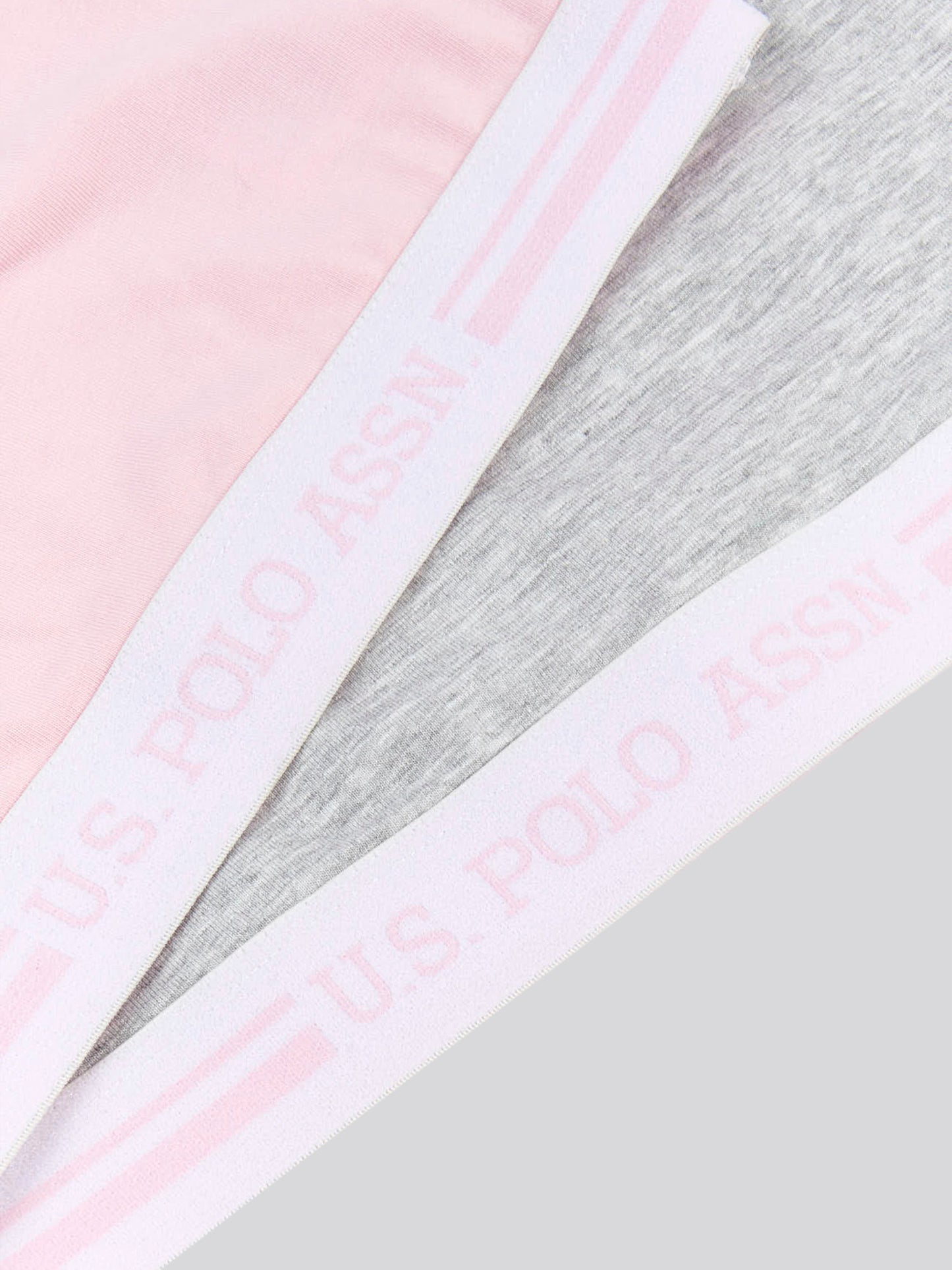 Girls 2 Pack Crop Tops in Pink