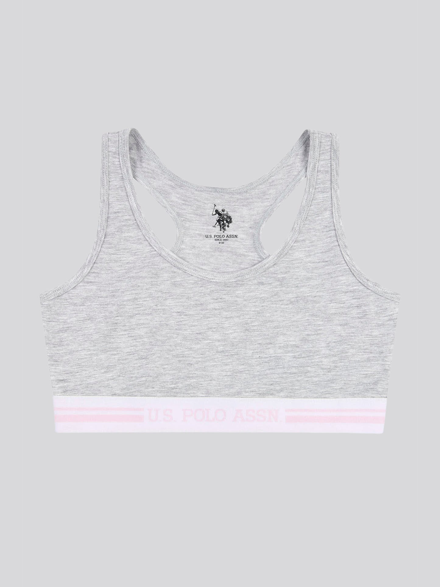 Girls 2 Pack Crop Tops in Pink