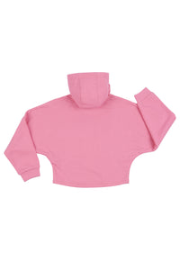 Girls Cropped Batwing Hoodie in Morning Glory
