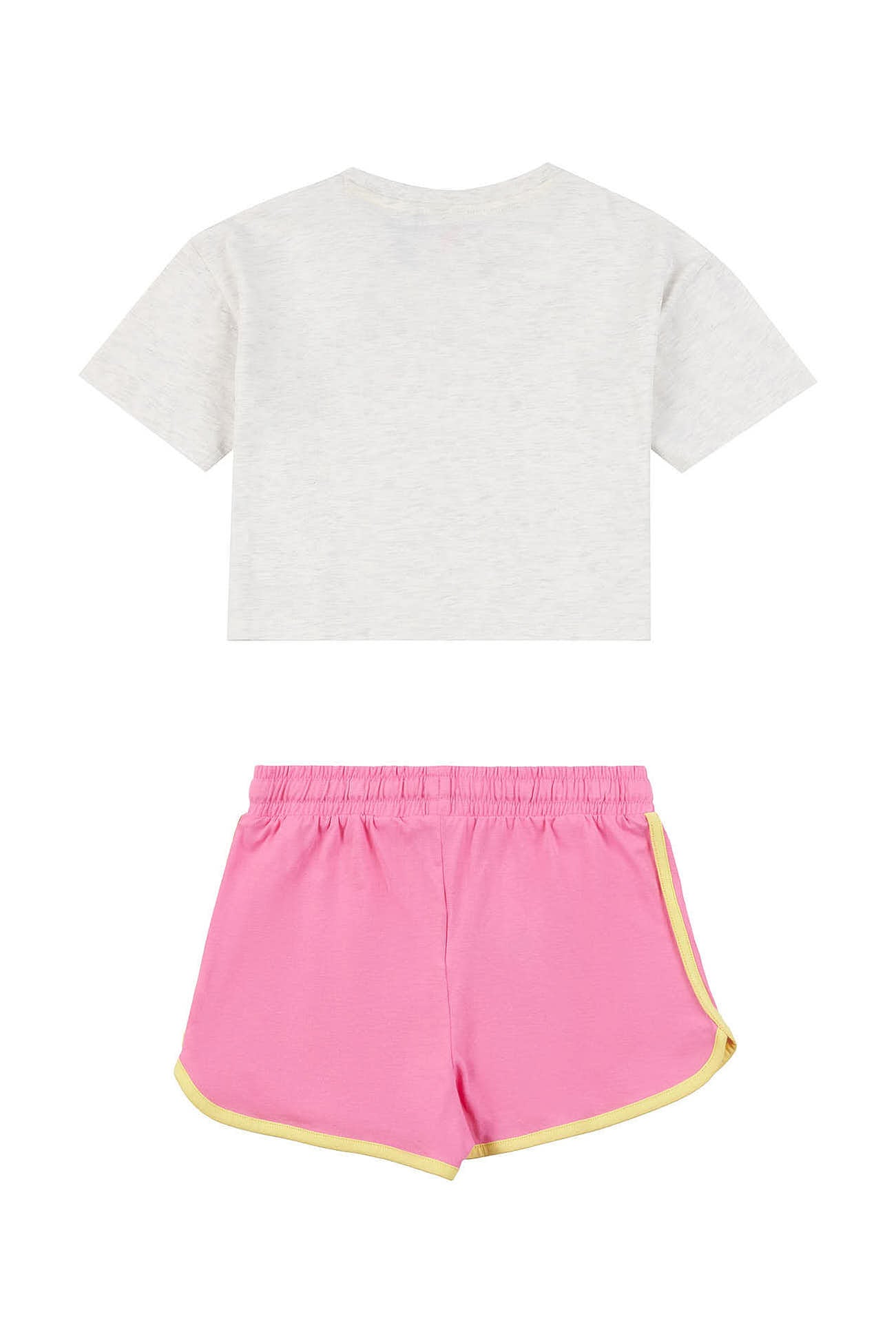 Girls Tee And Short Lounge Set in Morning Glory