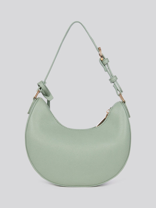 U.S. Polo Assn. Womens Jones Small Round Hobo Bag in Sage